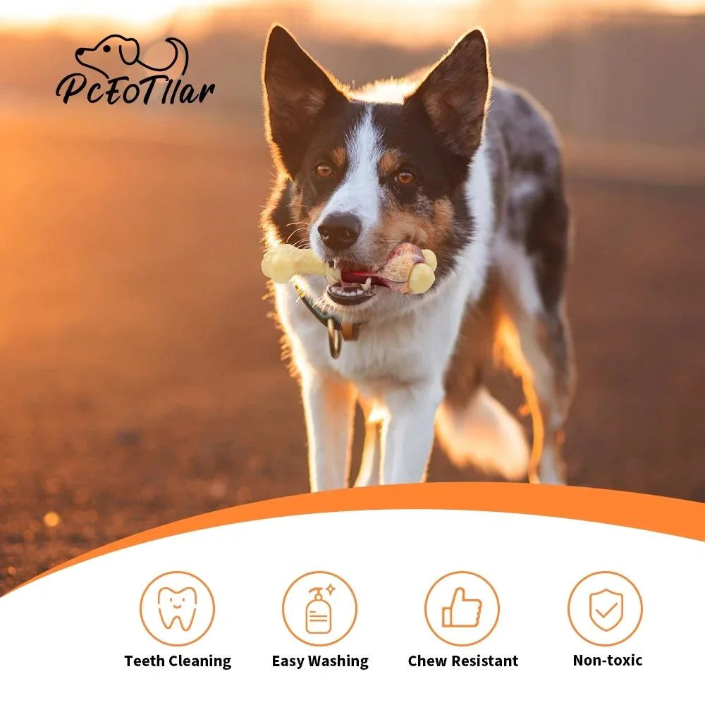 Unleash the Fun! 🐾 Durable Beef Flavor Chew Toys for Aggressive Large Breed Chewers! 🐶✨