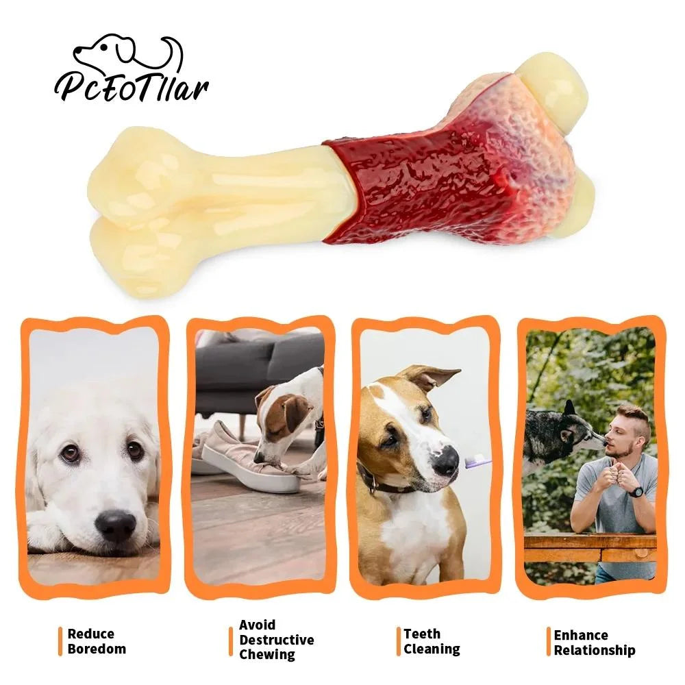 Unleash the Fun! 🐾 Durable Beef Flavor Chew Toys for Aggressive Large Breed Chewers! 🐶✨