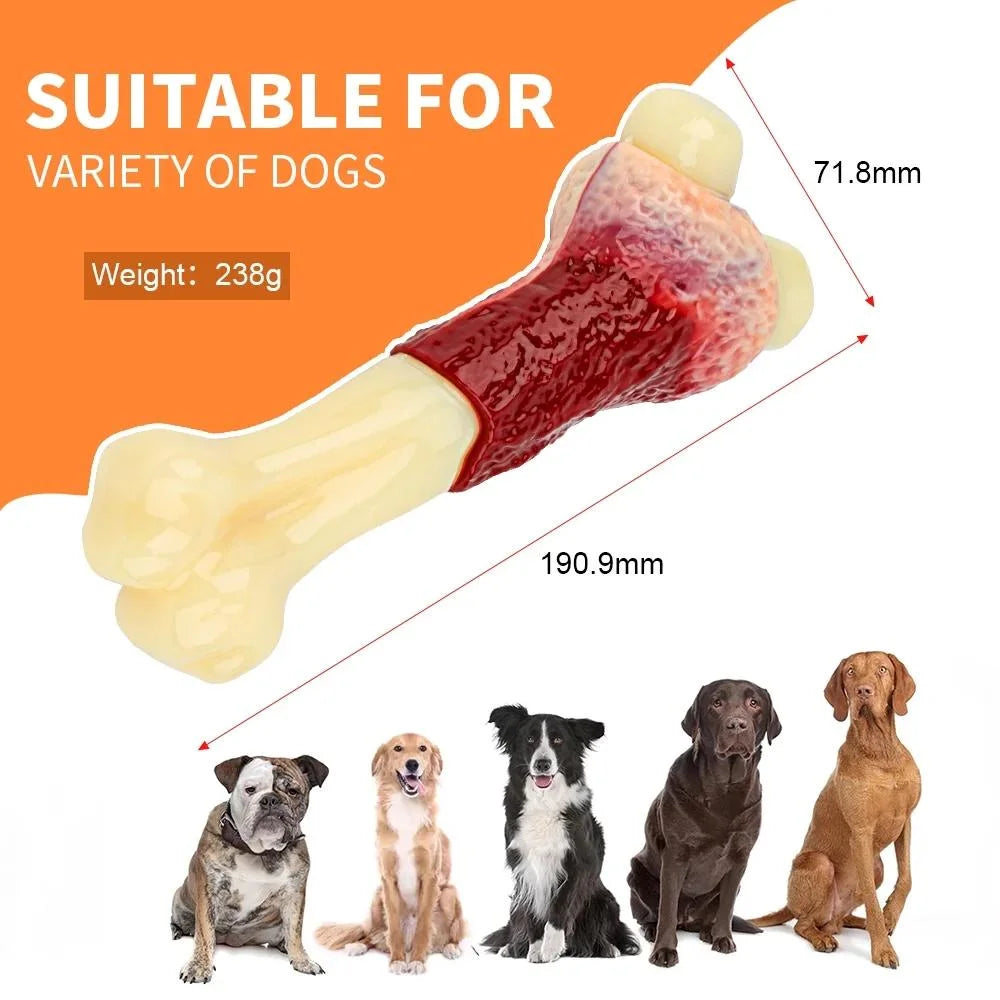 Unleash the Fun! 🐾 Durable Beef Flavor Chew Toys for Aggressive Large Breed Chewers! 🐶✨
