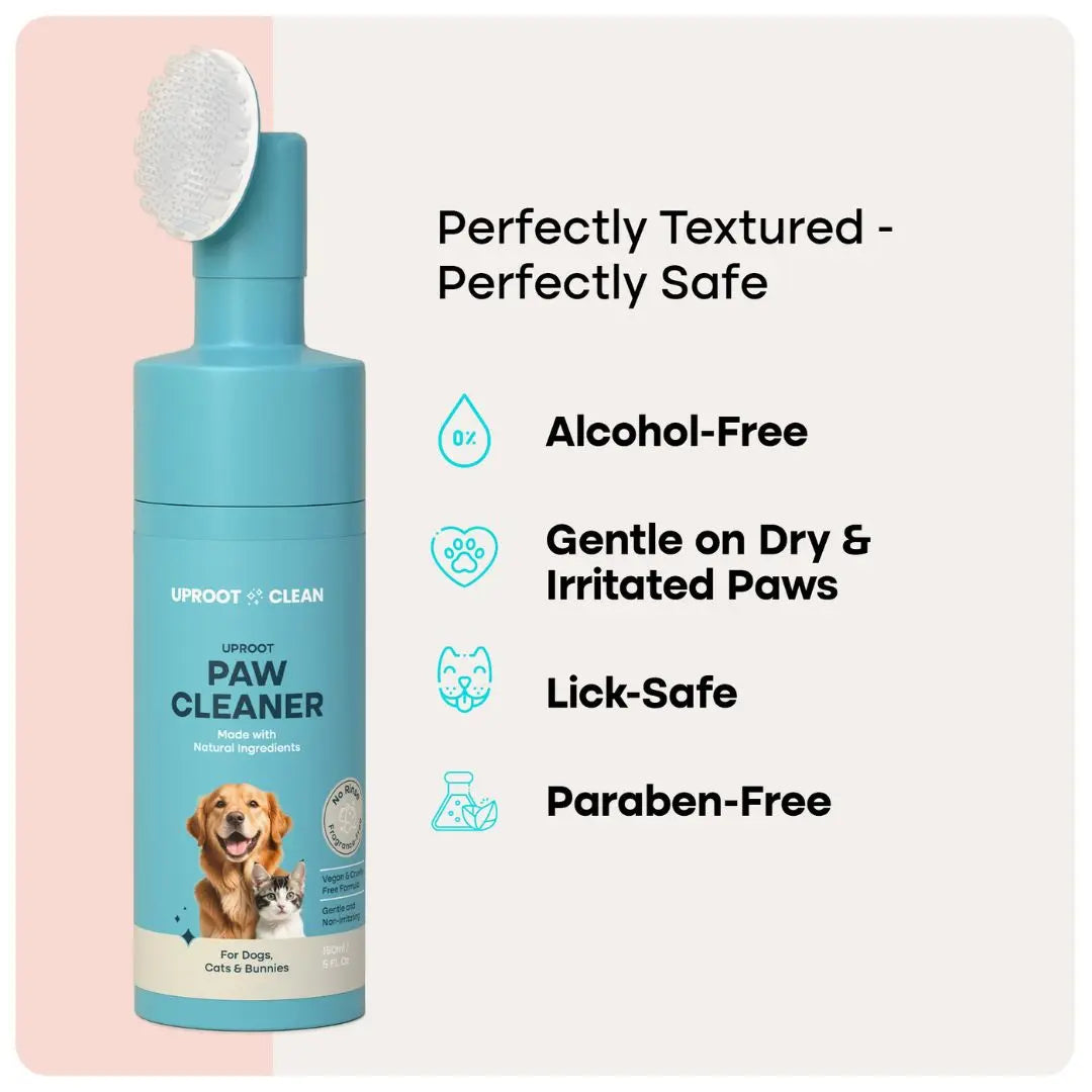 Uproot Paw Cleaner - Rinse-Free Foam Cleanser