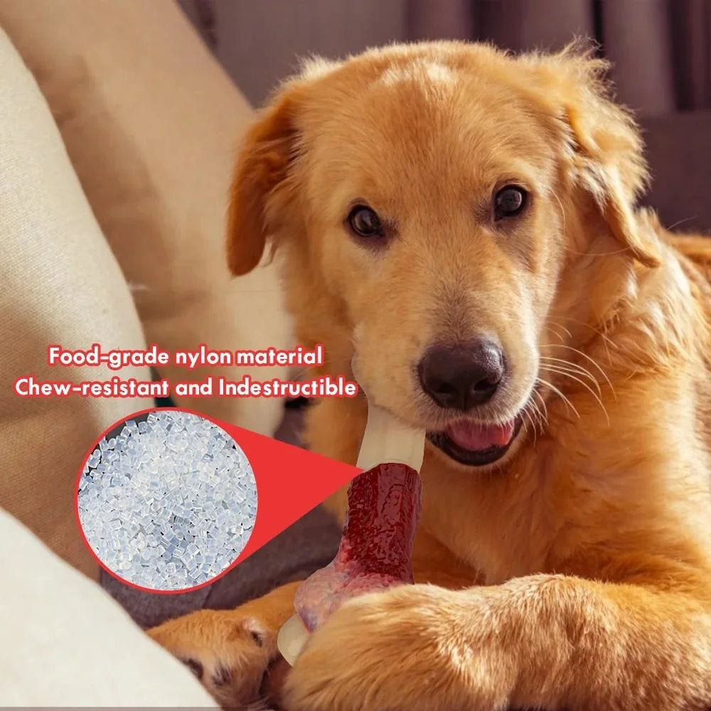 Unleash the Fun! 🐾 Durable Beef Flavor Chew Toys for Aggressive Large Breed Chewers! 🐶✨